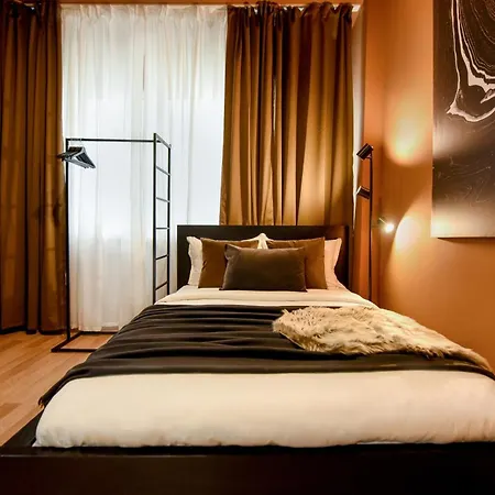 Elegant On Magheru Boulevard - The Art Of Living Simply דירה *